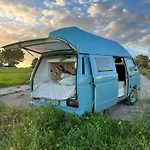 Rent A Blueclassics 's Campervan Vw T3 Azulina In Algarve Au Portugal, Luxussátor *