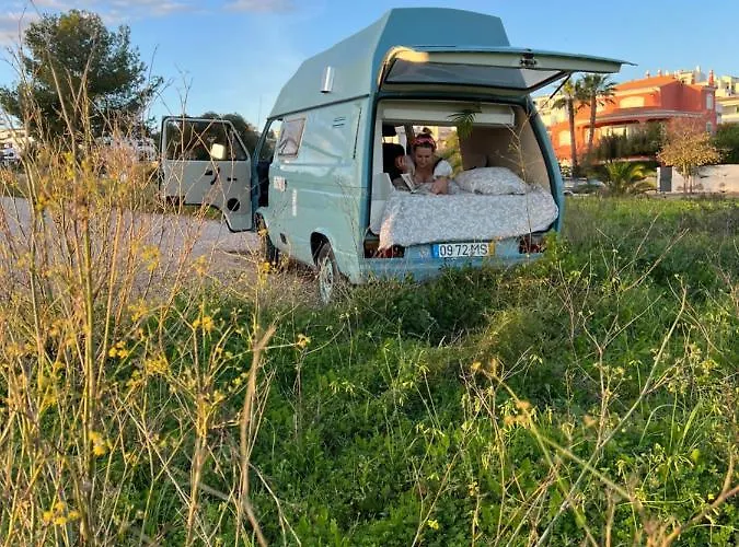 Luxe tent Rent A Blueclassics 's Campervan Vw T3 Azulina In Algarve Au Portugal, *