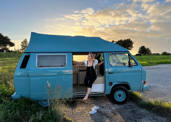 Rent A Blueclassics 's Campervan Vw T3 Azulina In Algarve Au Portugal, Роскошный шатер *